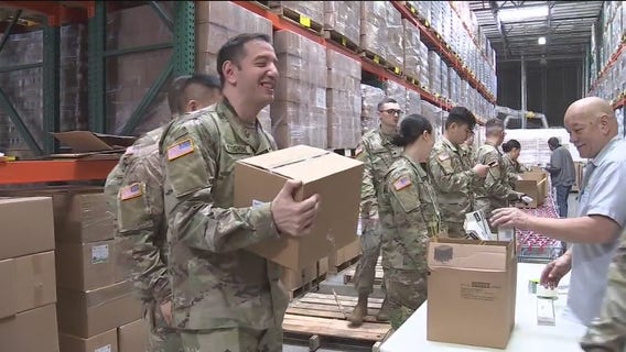 National Guard members assist Food Bank of Contra Costa & Solano