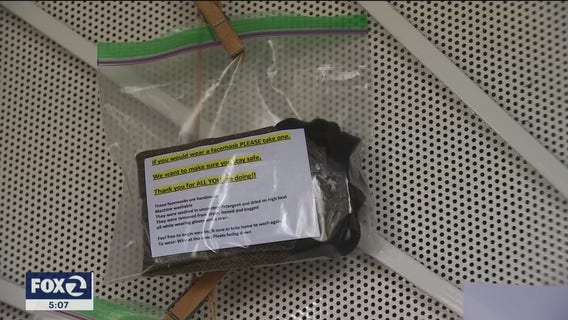 'They need to be protected,' Pleasant Hill woman leaves handmade masks on front door for delivery workers