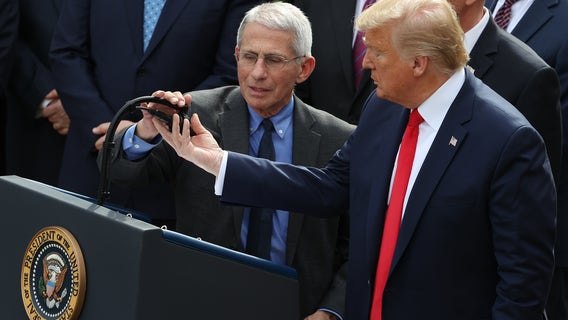 Trump vs Fauci: President’s gut sense collides with science