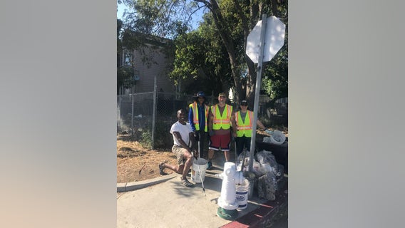 'Pandemic positives:' Oakland neighbors use coronavirus quarantine to spruce up block