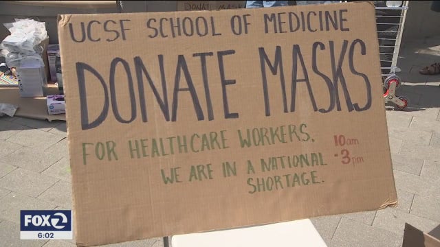 Medical professionals turn to community for face masks amid shortage in COVID-19 fight