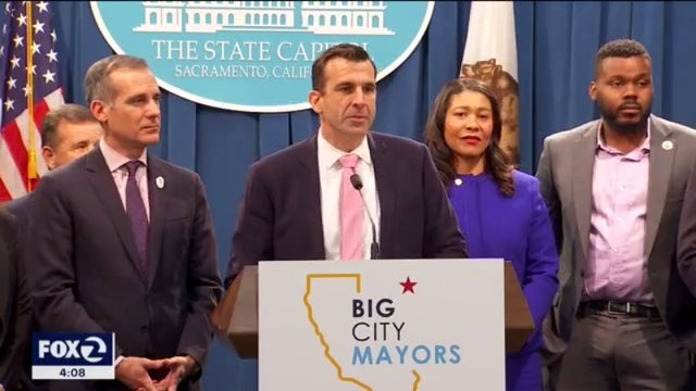 California big city mayors meet with Gov. Newsom to discuss homelessness, coronavirus