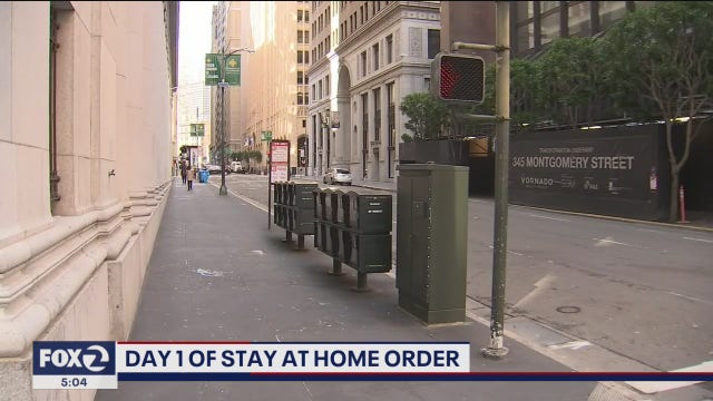 Stay-at-home order turns San Francisco into ghost town