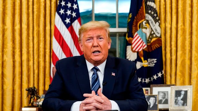 President Trump suspends travel between US and Europe for 30 days