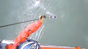 Kayaker rescued by US Coast Guard off the coast of Pacifica