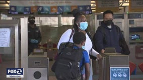 BART riders must wear face coverings on trains, inside stations