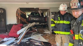 Pickup truck plows into Walnut Creek home, causes major damage