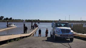 Man dies after driving car off boat launch into slough in Suisun City