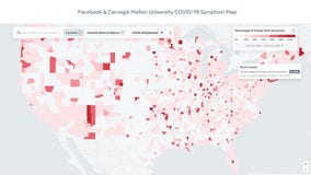 Facebook launches interactive COVID-19 map showing number of people reporting symptoms by county