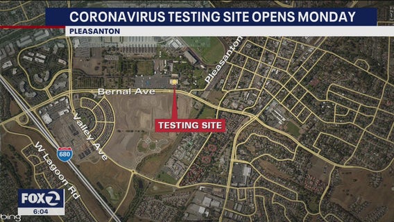 COVID-19 test site opening Monday in Pleasanton