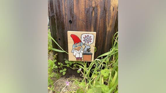 Remember those mysterious Oakland gnomes? A new batch of coronavirus-inspired characters are popping up