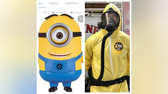 Bay Area firefighter shares a moment of levity amid COVID-19 response