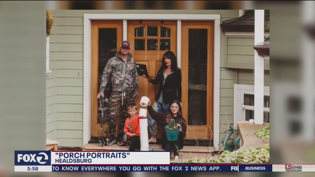 California photographer taking porch portraits to document this strange moment in time