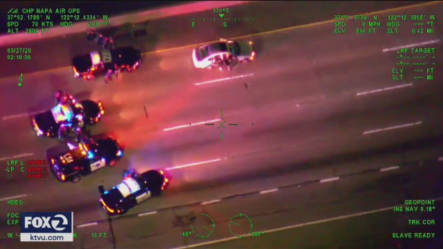 Flurry of police chases despite shelter-in-place