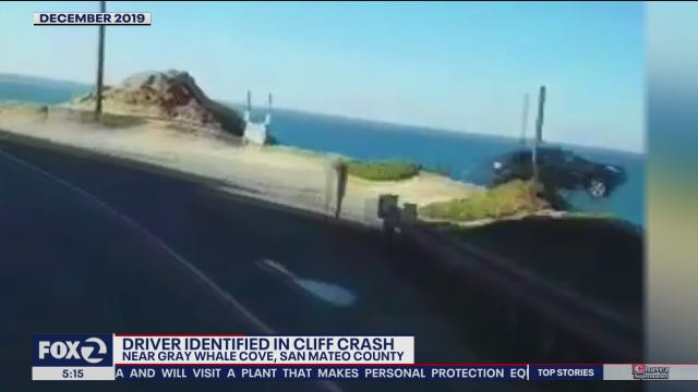 Driver whose SUV careened off Highway 1 cliff ID'd