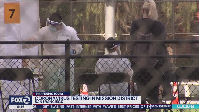 UCSF free coronavirus testing in San Francisco's Mission District resumes