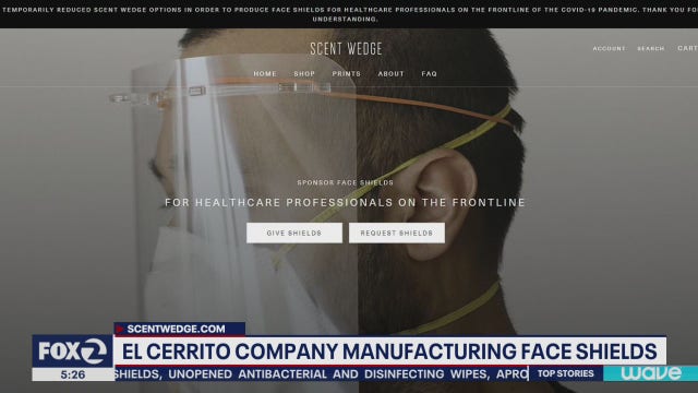 El Cerrito company slows down regular business to make face masks