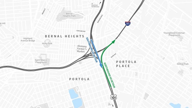 Prep work for U.S. 101 deck replacement to start Saturday