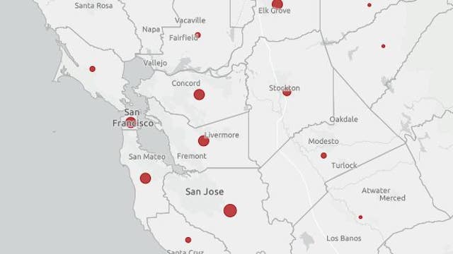 Interactive map: A Bay Area county-by-county breakdown COVID-19 cases