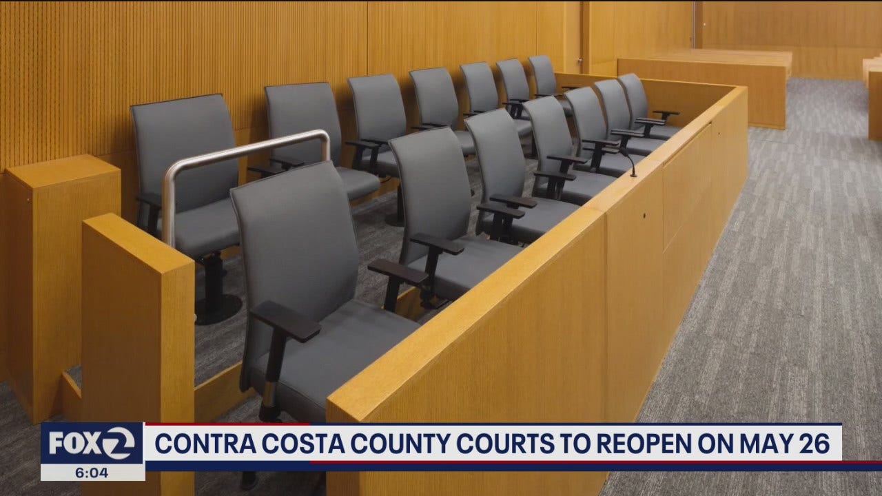 Contra Costa County superior court to resume most operations on May 26