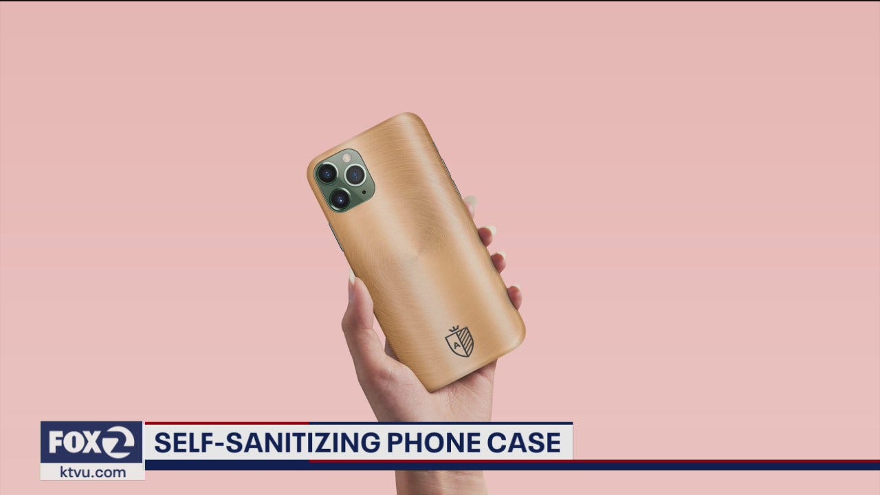 College classmates create self sanitizing phone case