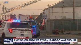 'Honey oil' sparks fire and violent roof explosion at San Leandro warehouse: police