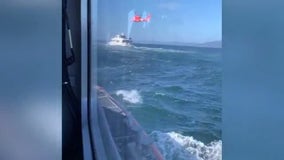 Coast Guard crews rescue two from sinking ship 9 miles from Monterey Bay