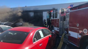 Fremont firefighters extinguish blaze at Mercedes-Benz dealership