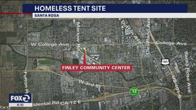 Santa Rosa setting up tents for homeless in community center lot