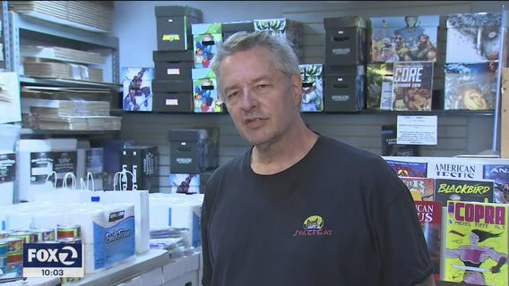 South Bay comic store owner stocks 'essential' supplies in order to reopen business
