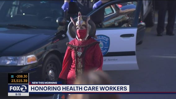 May the 4th be with them: Rep. Jackie Speier, first responders honor healthcare workers Star Wars-style