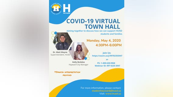 Hayward school superintendent and city manager holding virtual town hall Monday