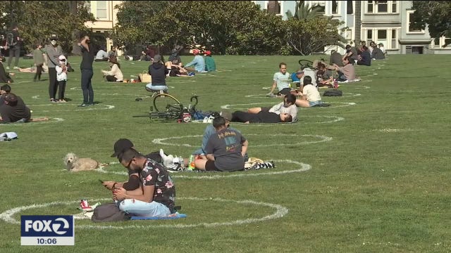 San Francisco trying out 'Human parking spaces' in city parks during Memorial Day Weekend