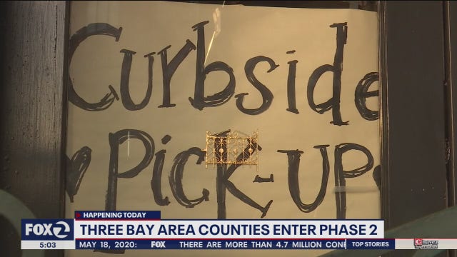 Three more Bay Area counties move forward on reopening