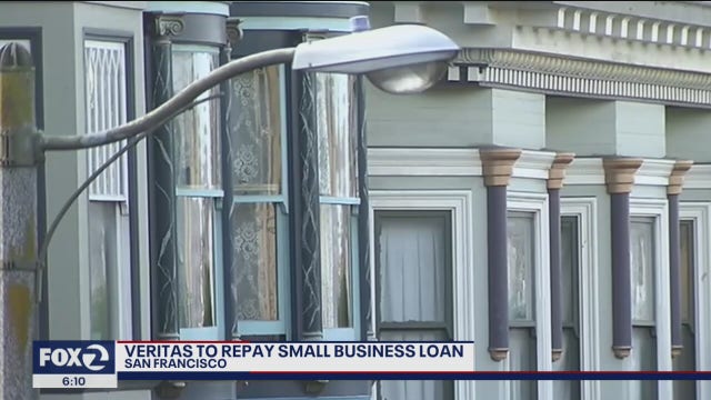 San Francisco's largest corporate landlord Veritas has promised to repay a $3.6 million small business loan