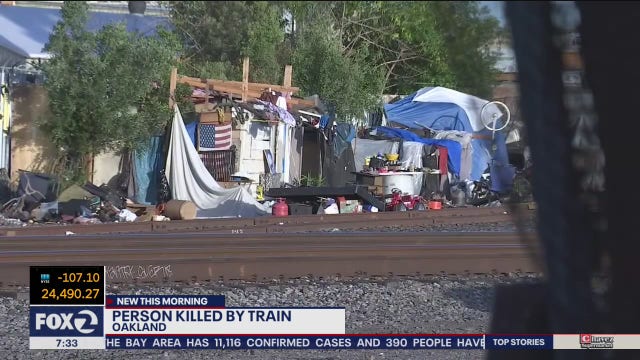 Body found by train tracks in Oakland