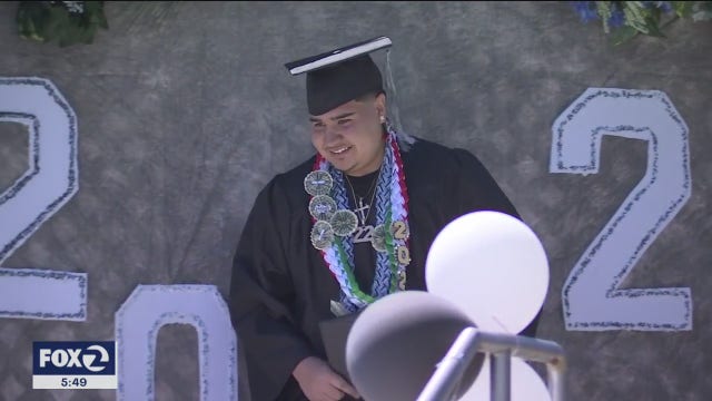 Hercules H.S. holds coronavirus-era, drive-through graduation