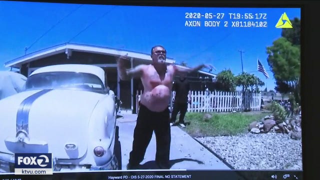 Family, police release videos of shooting by Hayward officers