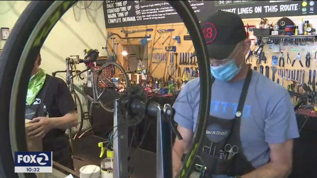 Bay Area bicycle shop business is booming