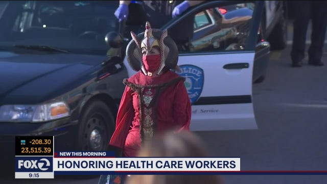 May the 4th be with them: Rep. Jackie Speier, first responders honor healthcare workers Star Wars-style