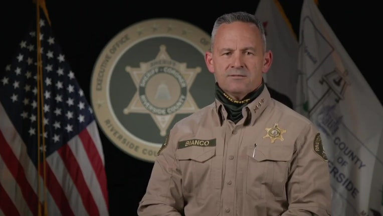 Riverside County Sheriff Chad Bianco