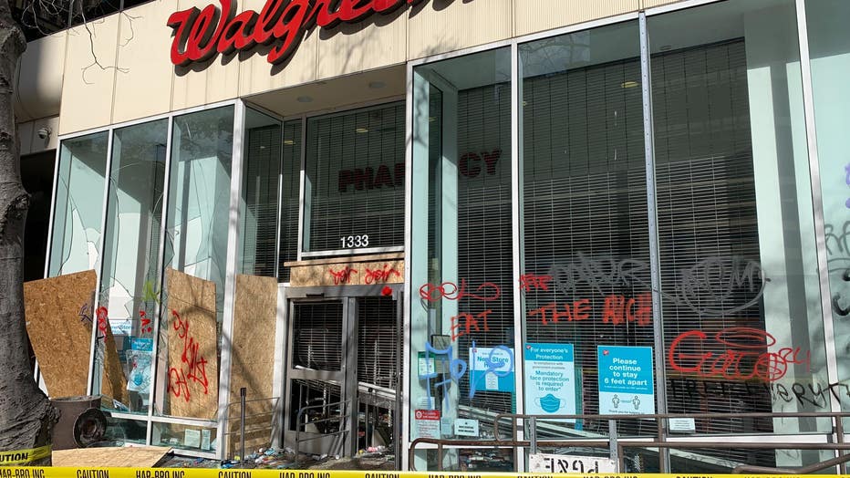 Free-for-all': San Francisco businesses looted in night of havoc