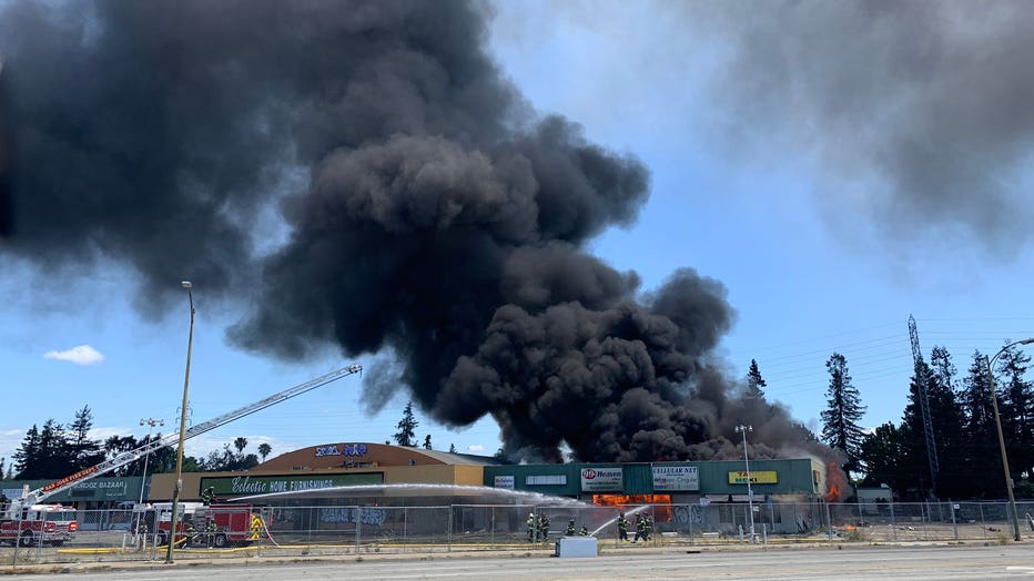3-alarm San Jose blaze destroys sizable portion of abandoned San