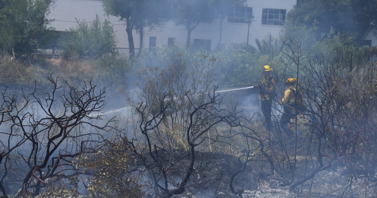 Firefighters extinguish 2-acre vegetation fire near Martinez Amtrak ...