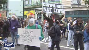 Activists rally through Tenderloin, denounce city's settlement with UC Hastings over homeless people