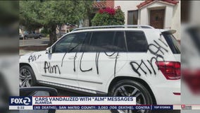 Alameda neighbors rally behind family whose cars vandalized with 'ALM'