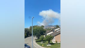 Grass fire reported in Petaluma