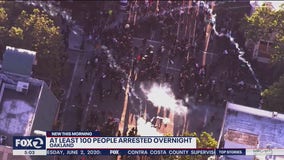 Oakland police deploy tear gas, arrest 100 people following youth march