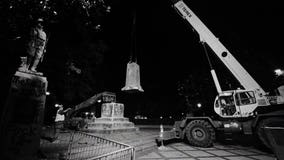 Confederate monuments targeted by protests come down