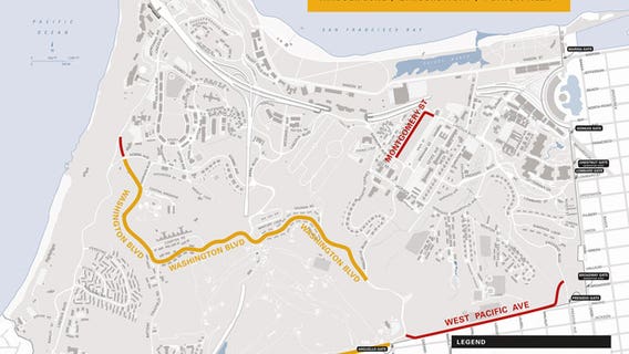 Presidio Slow Streets initiative to begin Monday, several streets impacted